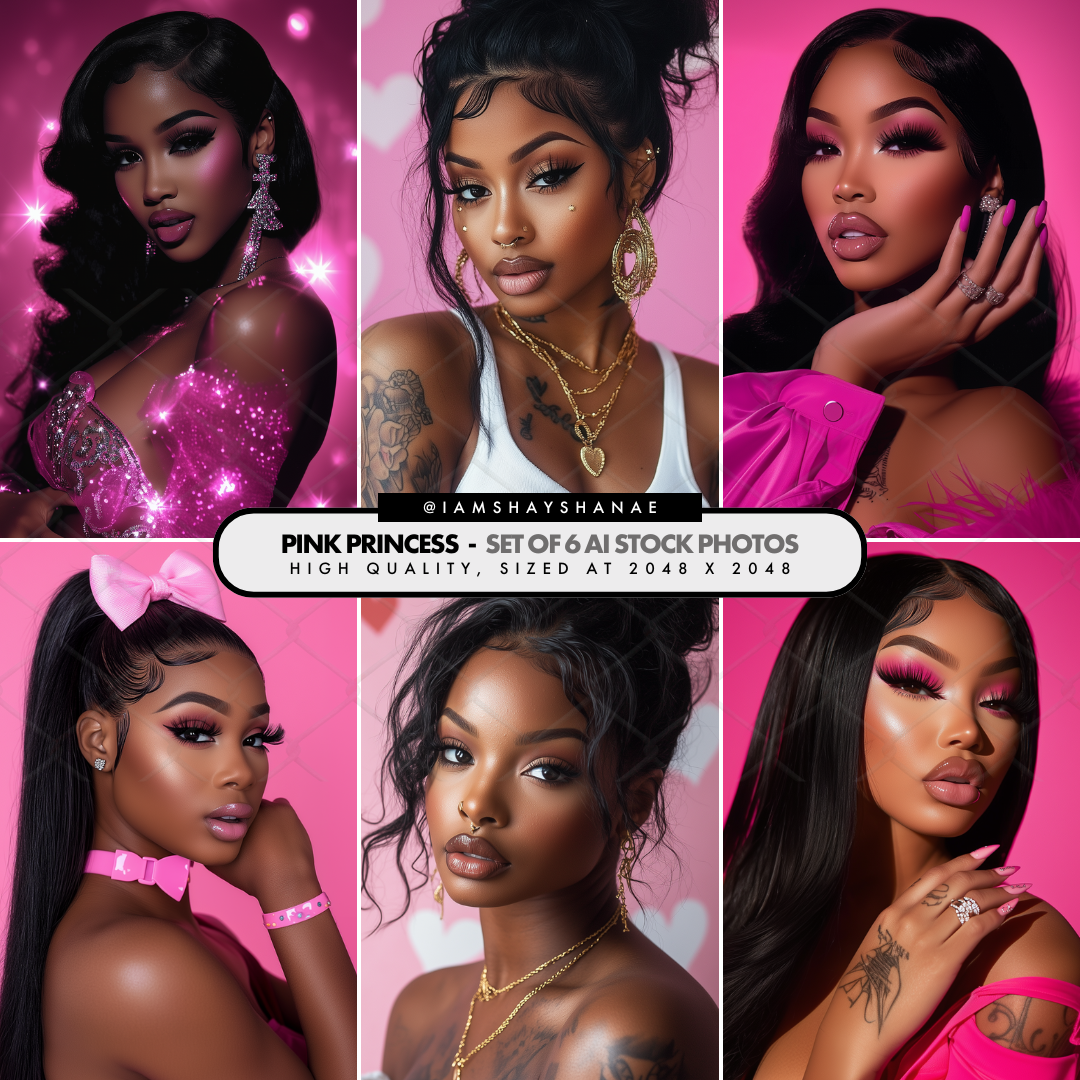 Pink Princess | Image Set (Set of 6)