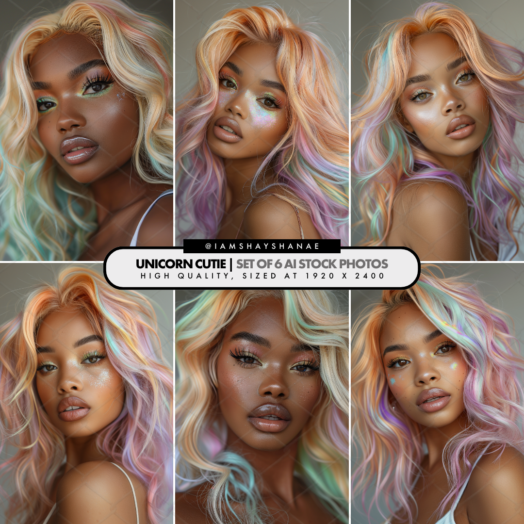 Unicorn Cutie | Image Set (Set of 6)