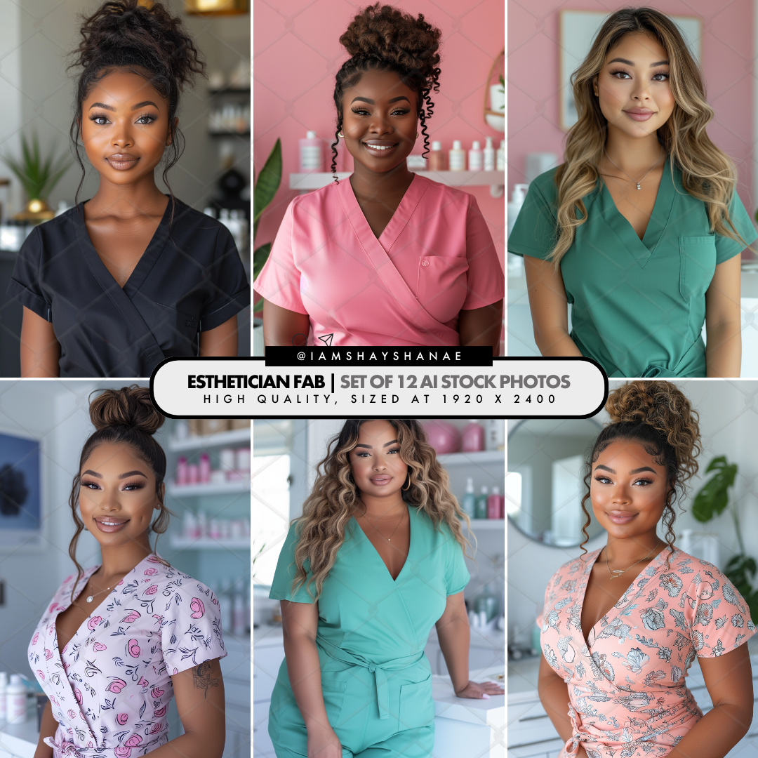 Esthetician Fab | Image Set (Set of 12)