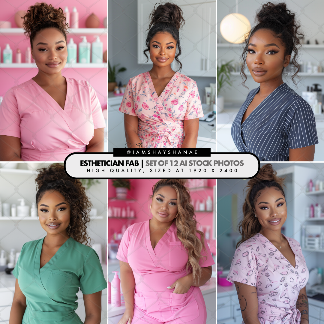 Esthetician Fab | Image Set (Set of 12)