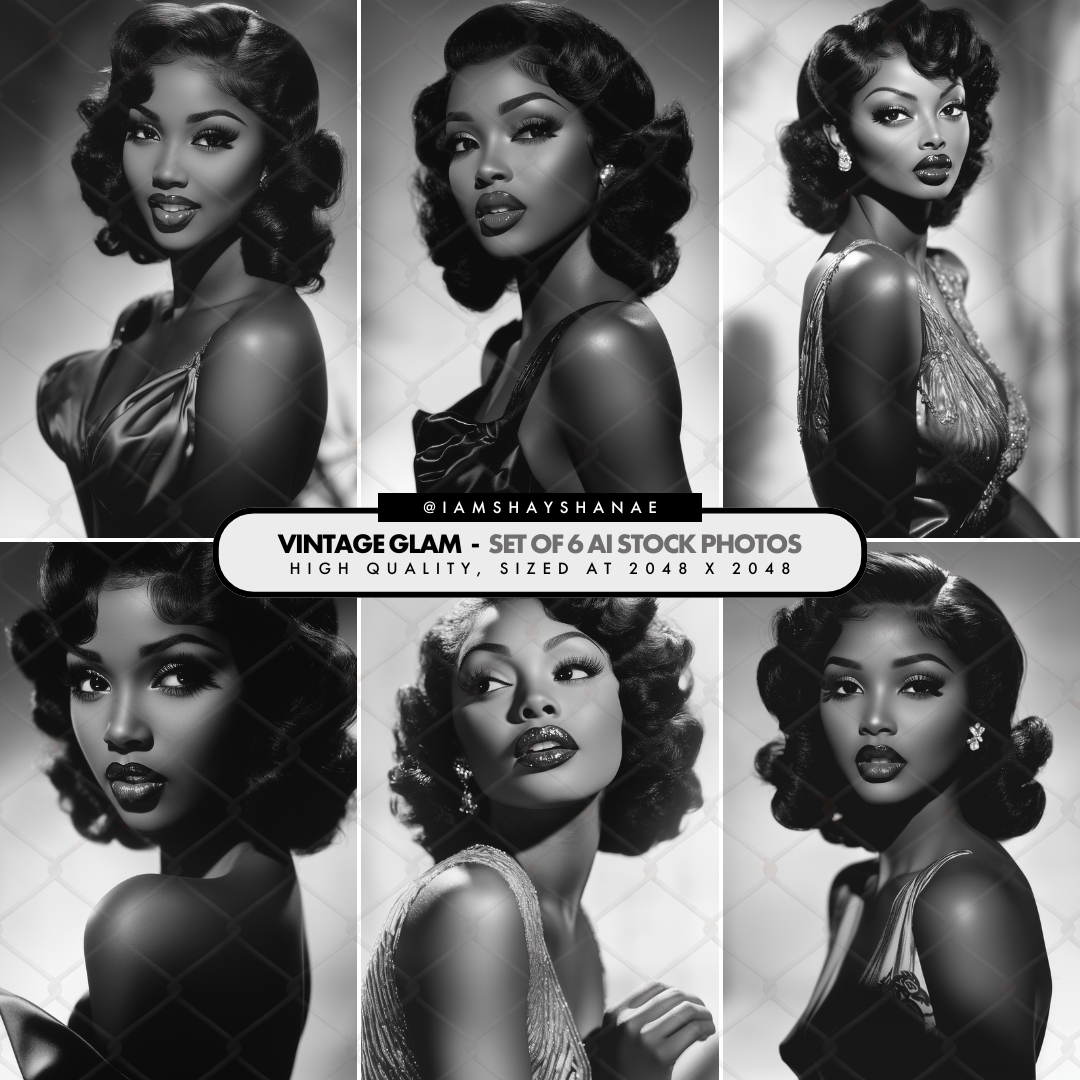 Vintage Glam | Image Set (Set of 6)