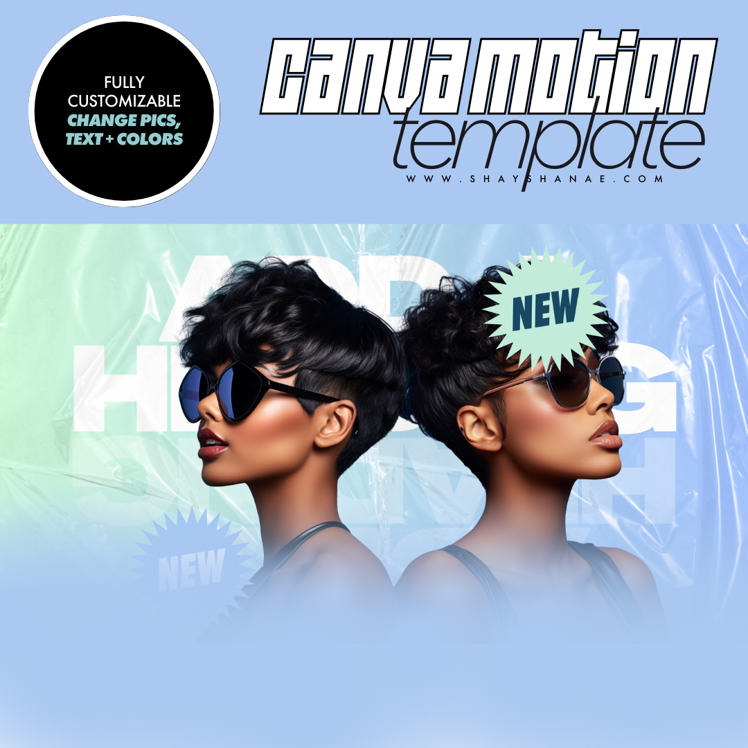 Canva Motion Template - Eyewear