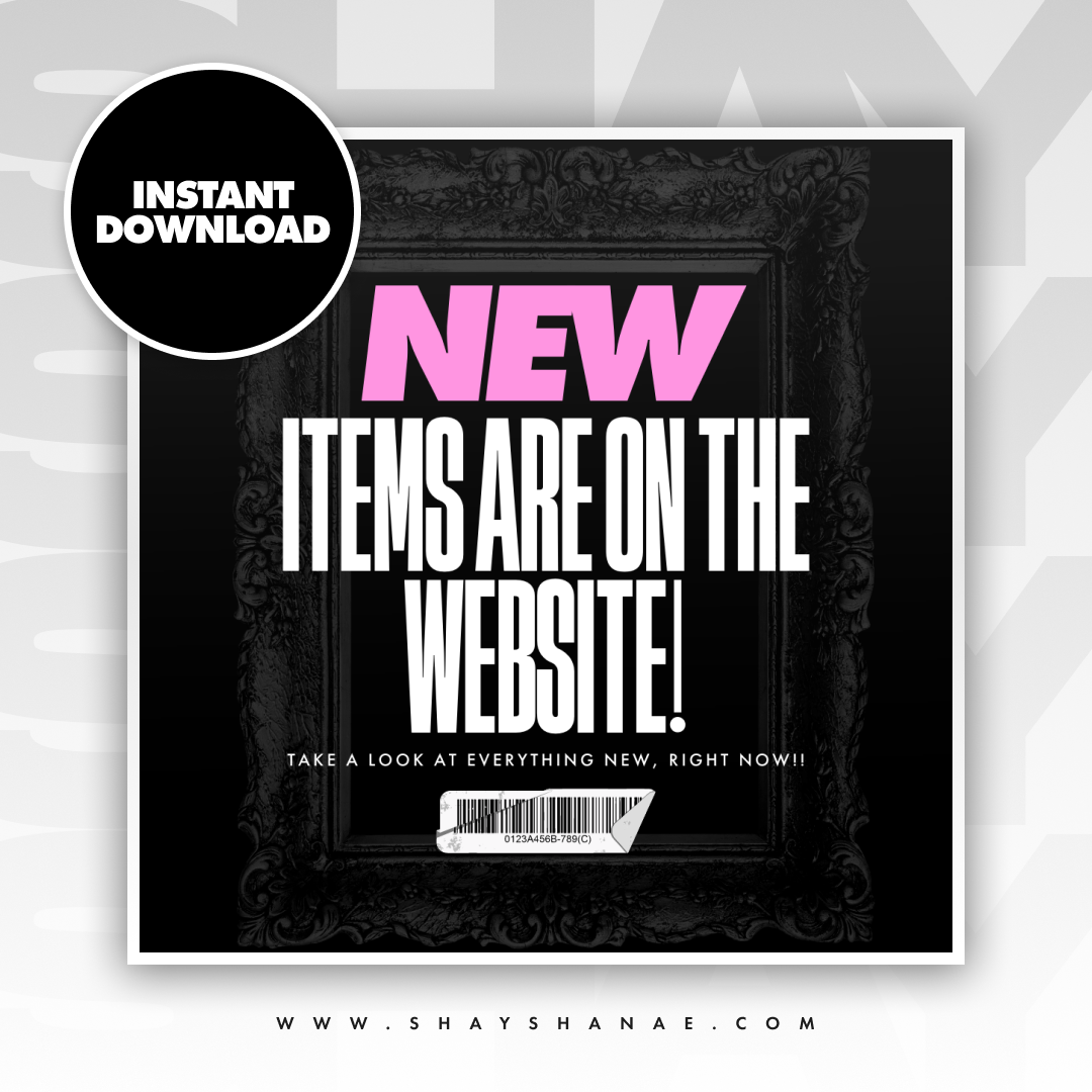 New Items (Blk/Pink) [Digital Download]
