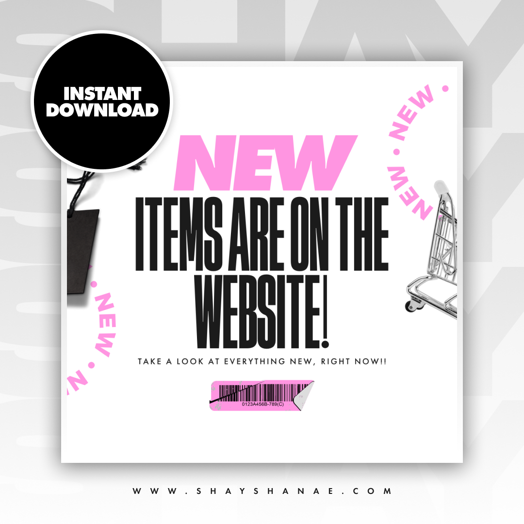 New Items (Wht/Pink) [Digital Download]