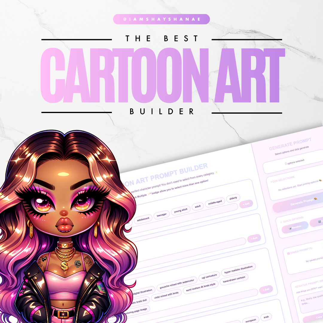 Ultimate Cartoon Prompt Builder