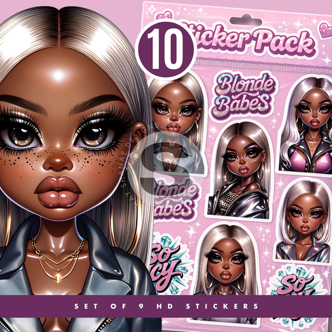 Chibi Multi HD Sticker Bundle