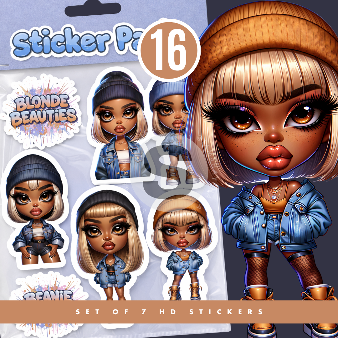 Chibi Multi HD Sticker Bundle