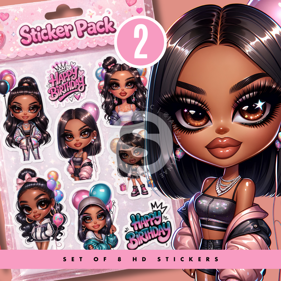 Chibi Multi HD Sticker Bundle