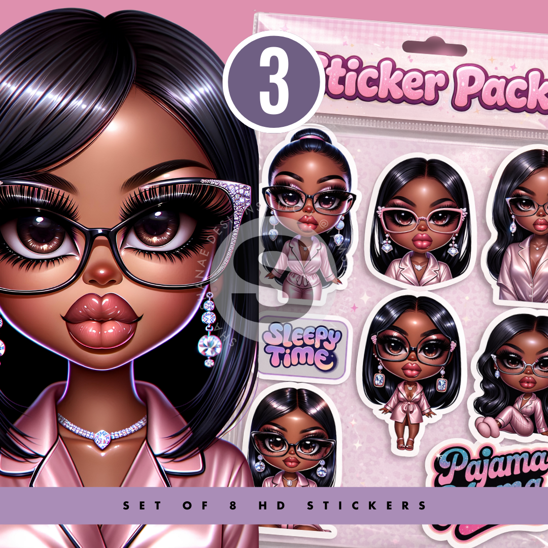 Chibi Multi HD Sticker Bundle