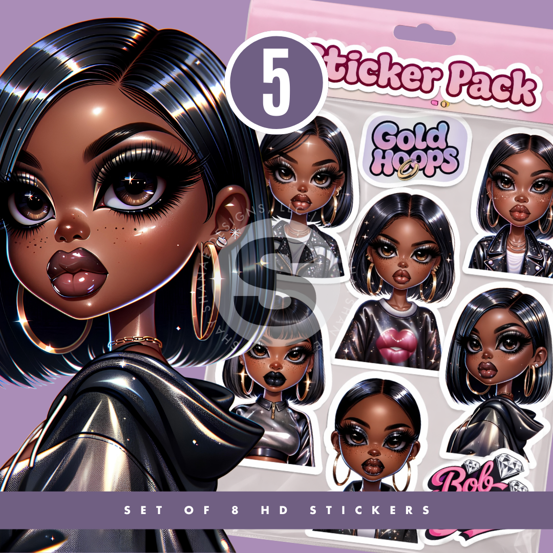 Chibi Multi HD Sticker Bundle
