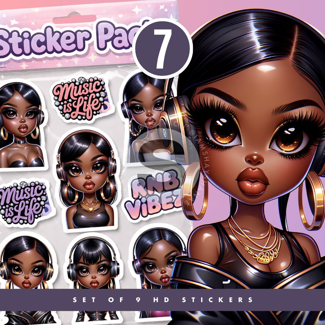 Chibi Multi HD Sticker Bundle