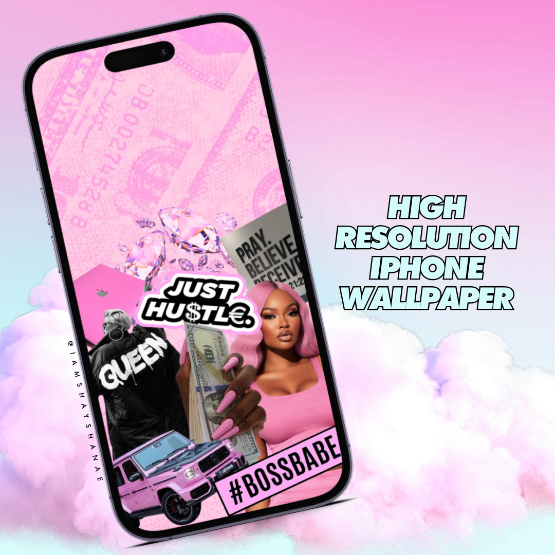 "BossBabe" iPhone Wallpaper