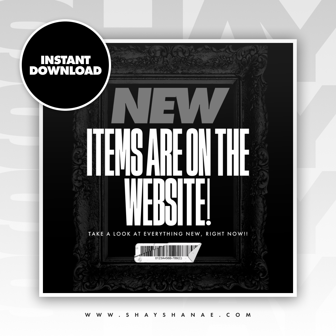 New Items (Blk/Gray) [Digital Download]