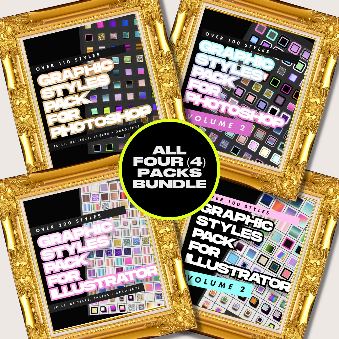 Graphic Styles Pack Bundle (4)