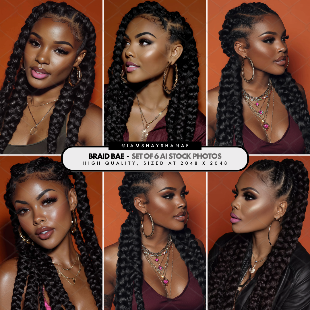 Braid Bae | Image Set (Set of 6)