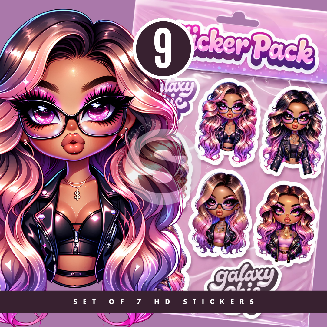 Chibi Multi HD Sticker Bundle